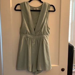 Urban Outfitters Other - Urban Outfitters Green Romper Urban Outfitters Other - Urban Outfitters Green Romper
